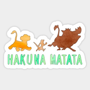 Hakuna Matata Sticker